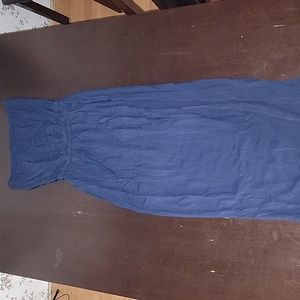 Graham & Spencer Navy Sleeveless Maxi with Slit Dress